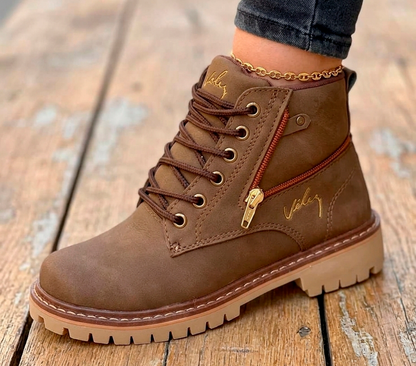 Bota Femenina Vélez de Cuero Genuino