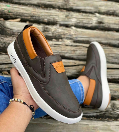 Zapato Masculino VLZ Elegance de Cuero – Comodidad Todo el Día