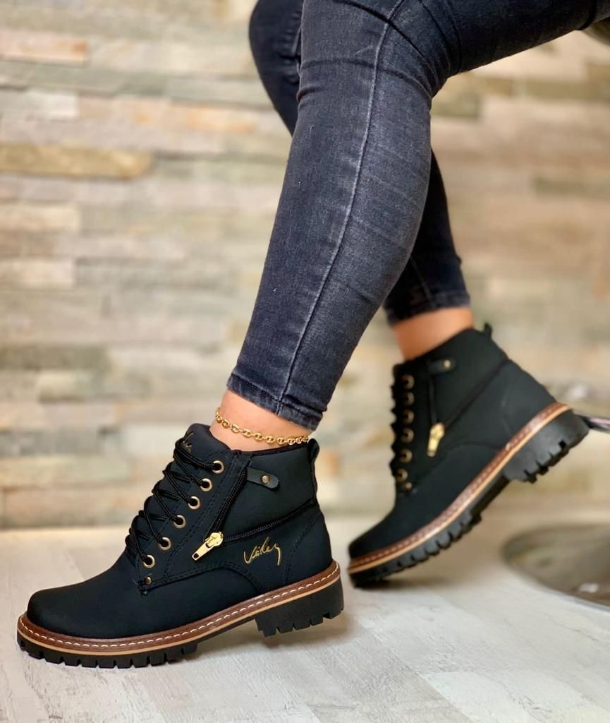 Bota Femenina Vélez de Cuero Genuino