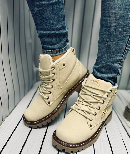 Bota Femenina Vélez de Cuero Genuino