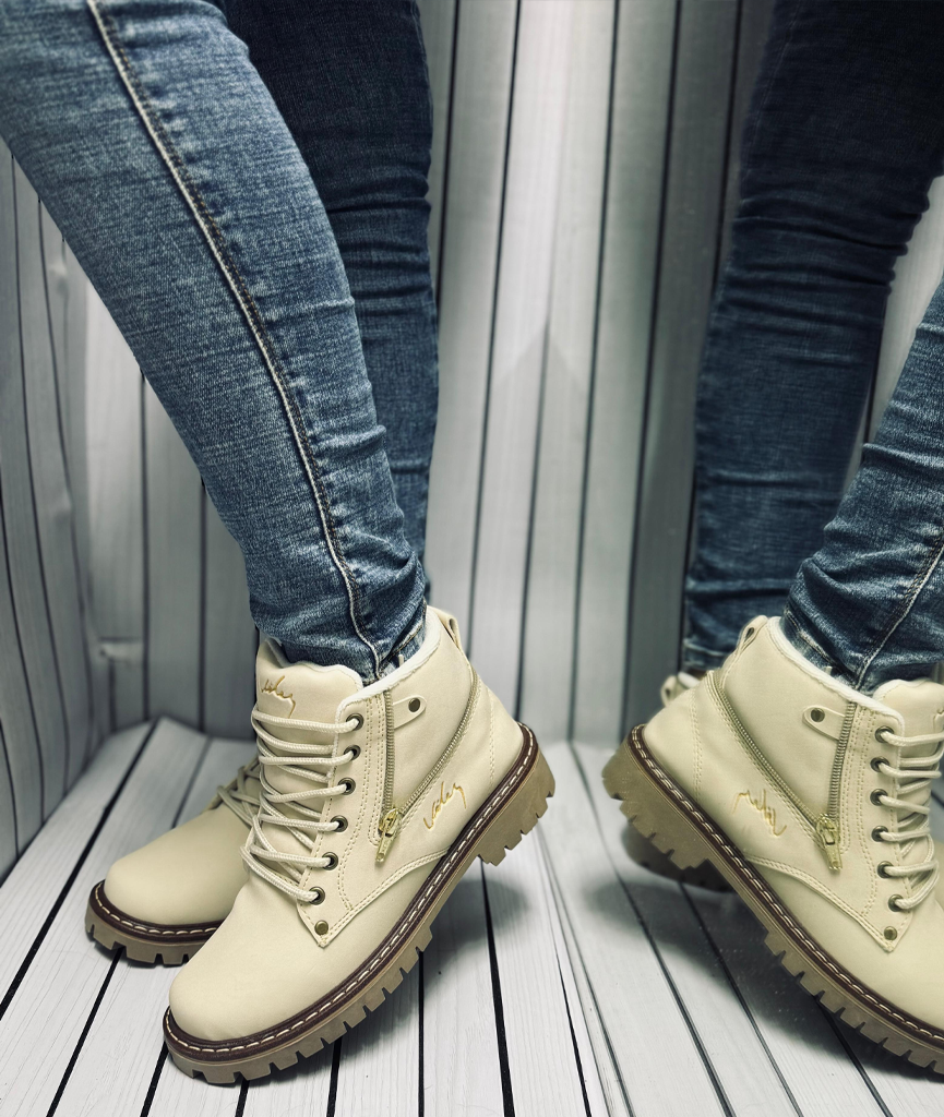 Bota Femenina Vélez de Cuero Genuino