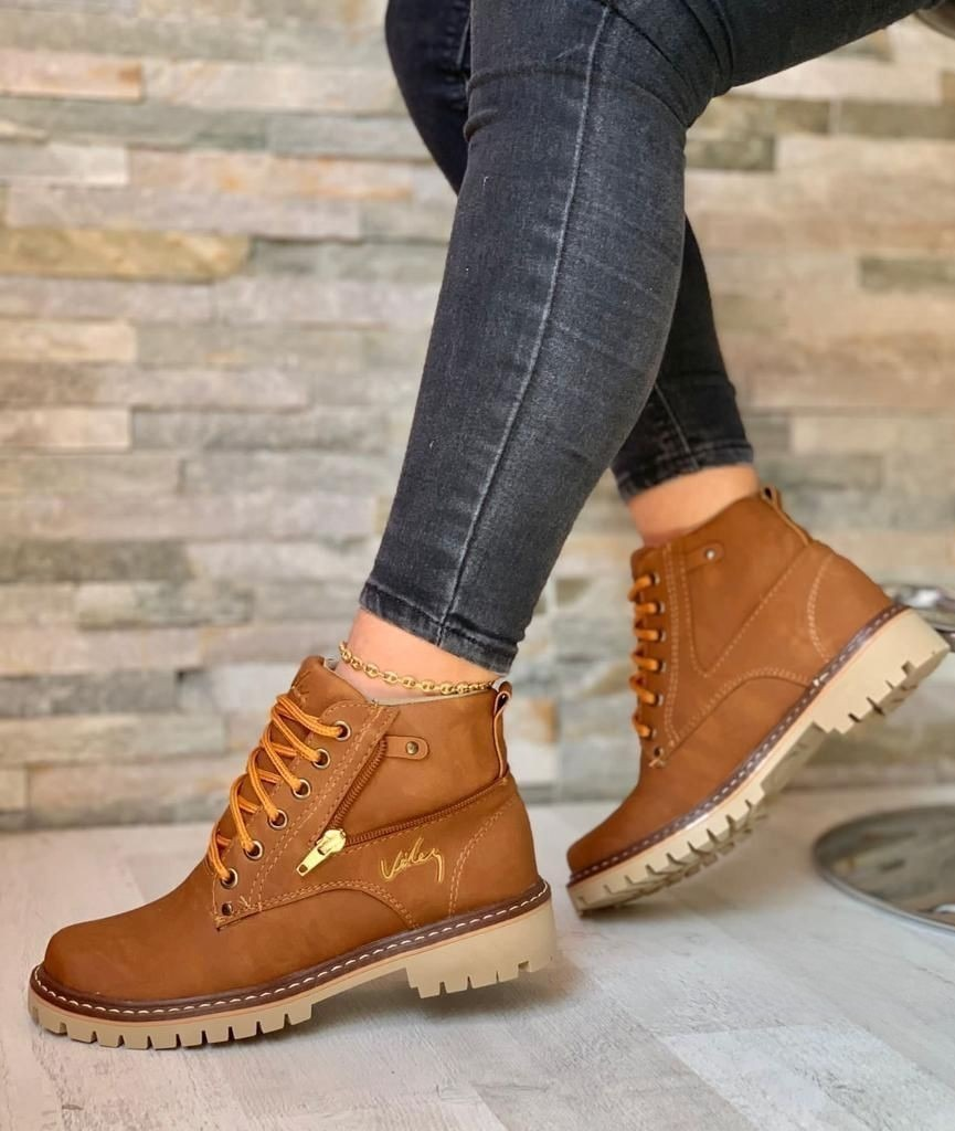 Bota Femenina Vélez de Cuero Genuino
