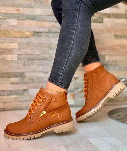 Bota Femenina Vélez de Cuero Genuino