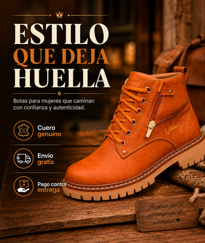 Bota Femenina Vélez de Cuero Genuino