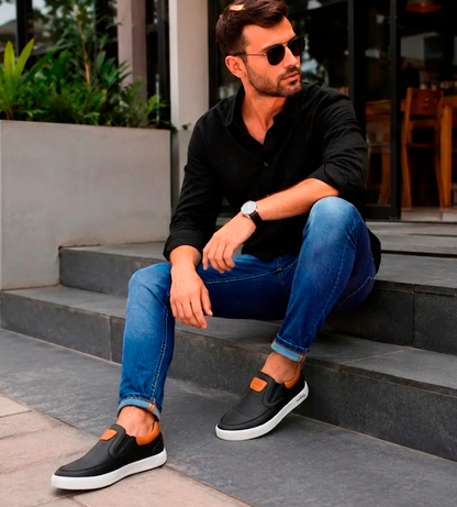Zapato Masculino VLZ Elegance de Cuero – Comodidad Todo el Día