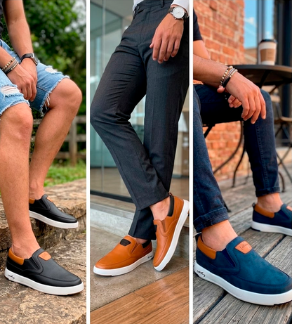 Zapato Masculino VLZ Elegance de Cuero – Comodidad Todo el Día